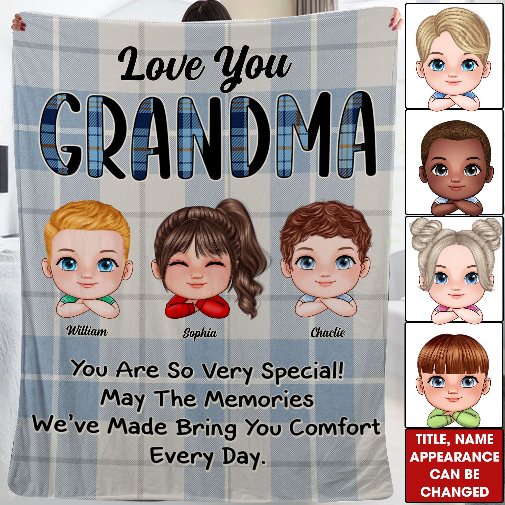 You Are So Very Special - Loving Gifts For Grandma, Grandmother, Mom - Personalized Fleece Blanket