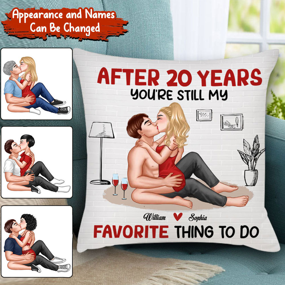 After Years You Are Still Mu Favorite Thing To Do - Custom Appearances And Names - Personalized Pillow, Gift For Family, Couple Gift