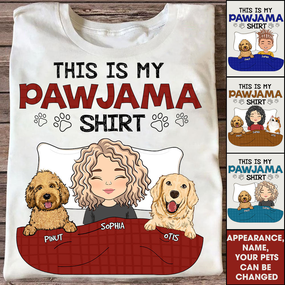 This My Pawjama Shirt - Custom Appearance And Name - Personalized Hoodie