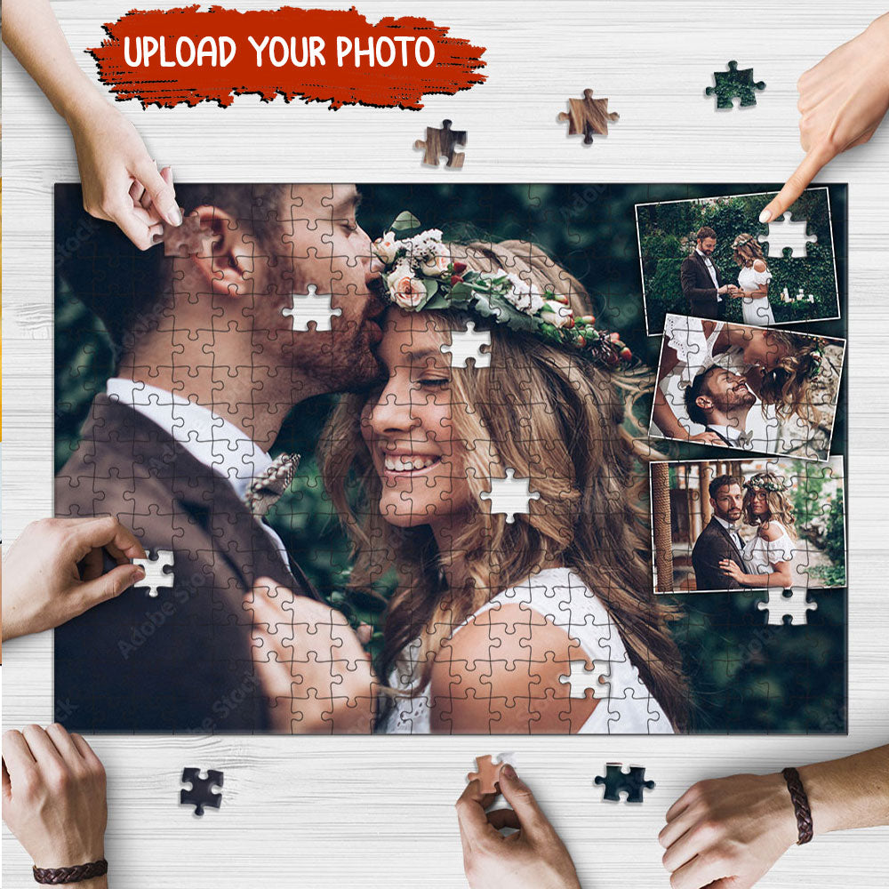 Custom Photo, Personalized Wooden Jigsaw Puzzles For Family, Friends