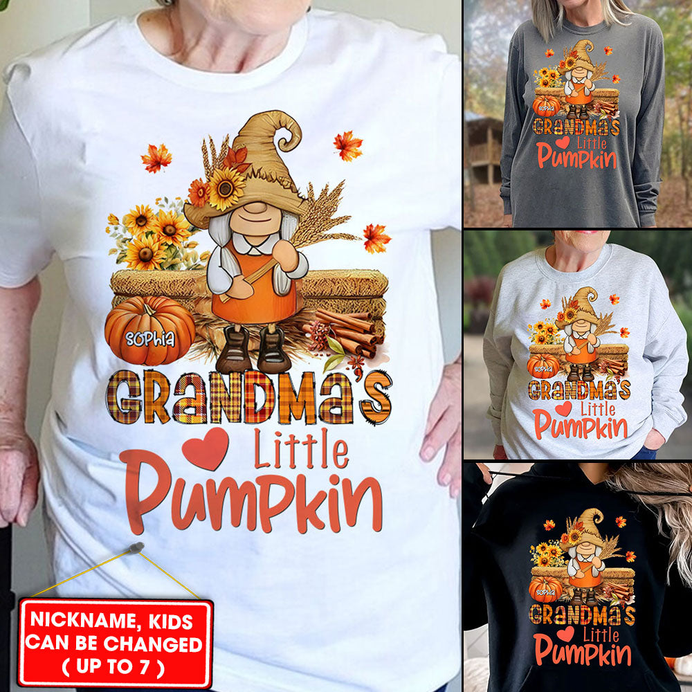 Happy Halloween - The Little Pumkins - Custom Name - Personalized Sweatshirt - Halloween Family Gift