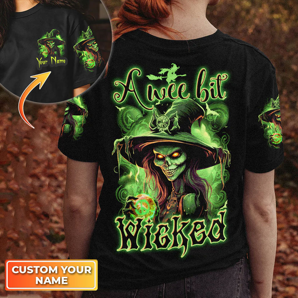 Customize Halloween Wicked Costume - Personalized Halloween 3D Shirt, Halloween Gift