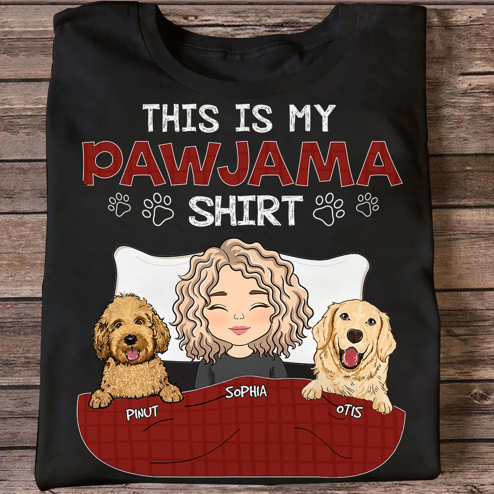 This My Pawjama Shirt - Custom Appearance And Name - Personalized Dark Sweatshirt