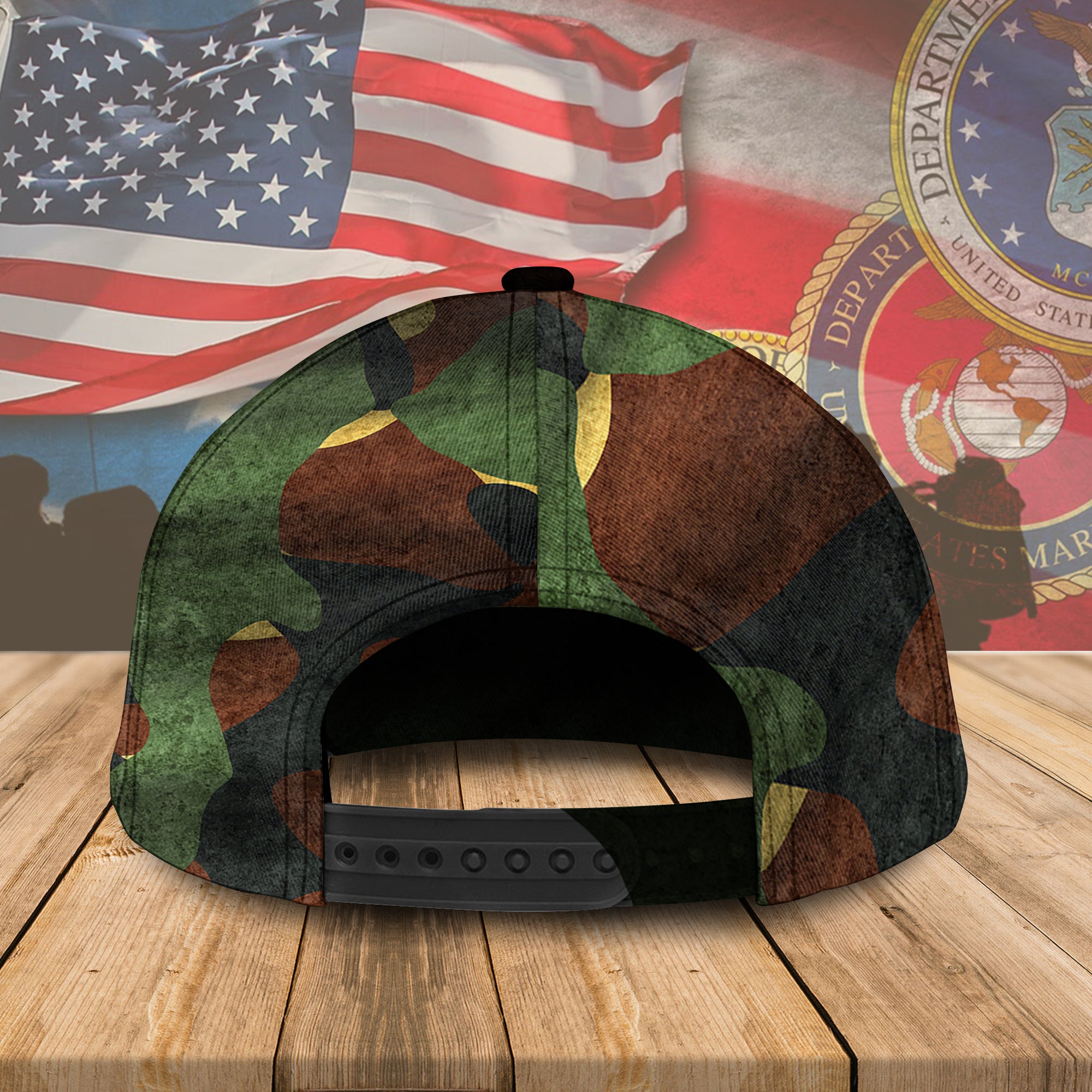 Personalized American Veteran, Customized Name Cap - Gift For Veteran