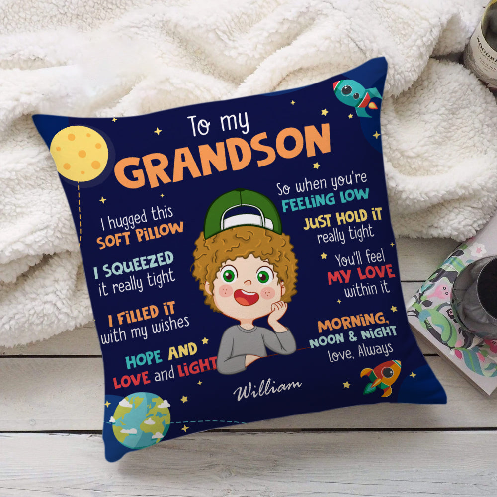 You Will Feel My Love Within It, Custom Appearance And Name - Personalized Pillow, Gift For Family