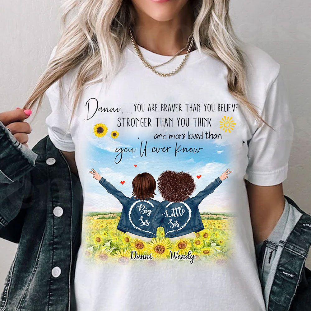 You Are Braver Than You Believe Stronger Than You Think - Custom Appearances And Names - Personalized Sweatshirt