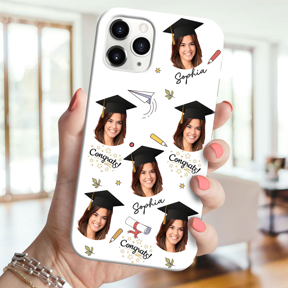Custom Photo And Name Graduation Phone Case - Personalized Phone Case, Graduation Gift