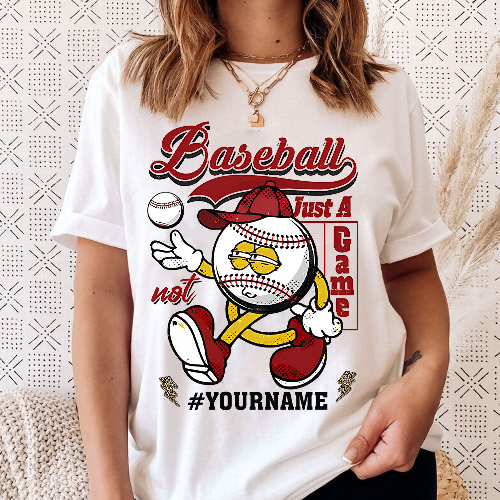 Baseball Is Not Just A Game, Personalized Baseball T-Shirt, Gift For Baseball Lovers