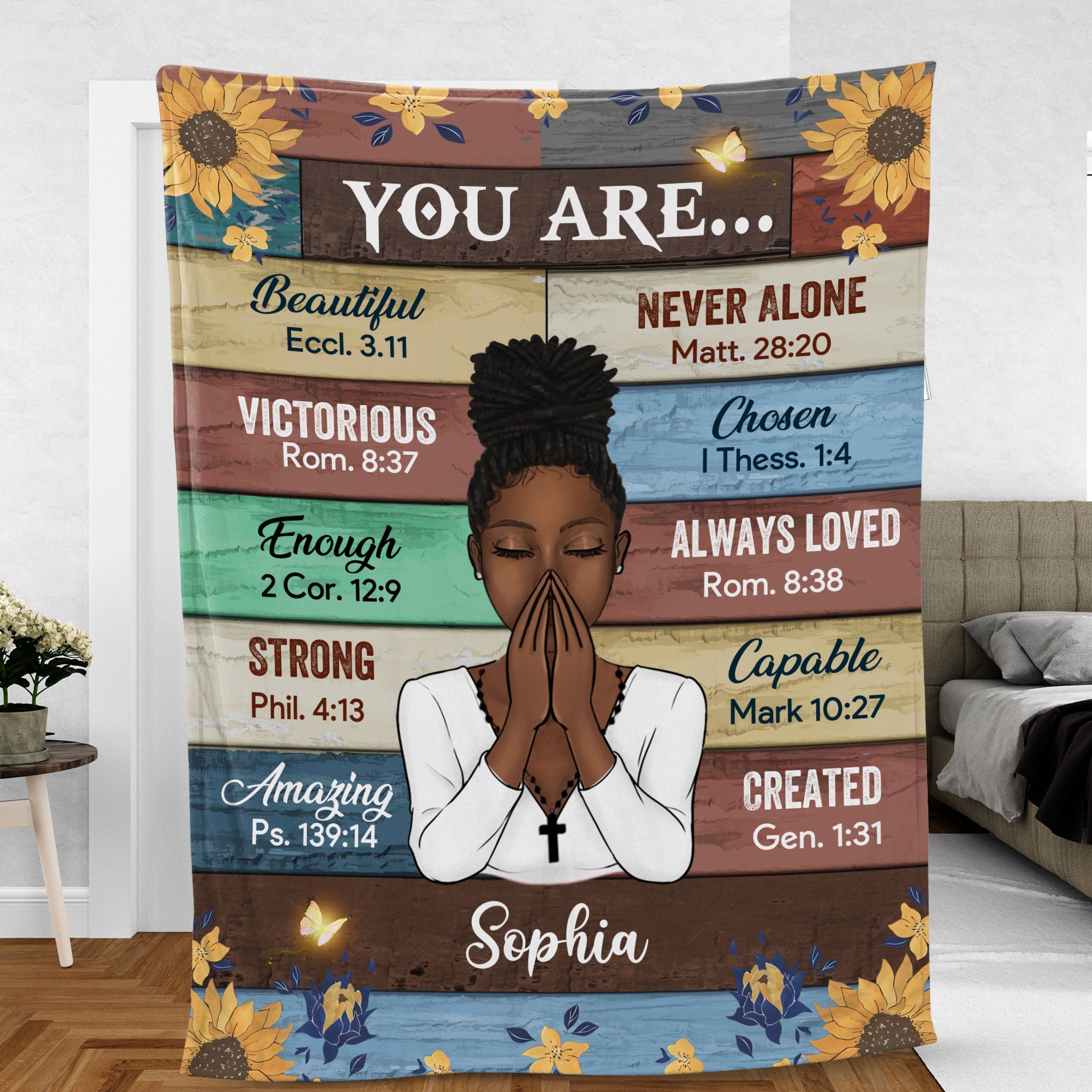 You Are - Custom Appearances And Names - Personalized Fleece Blanket