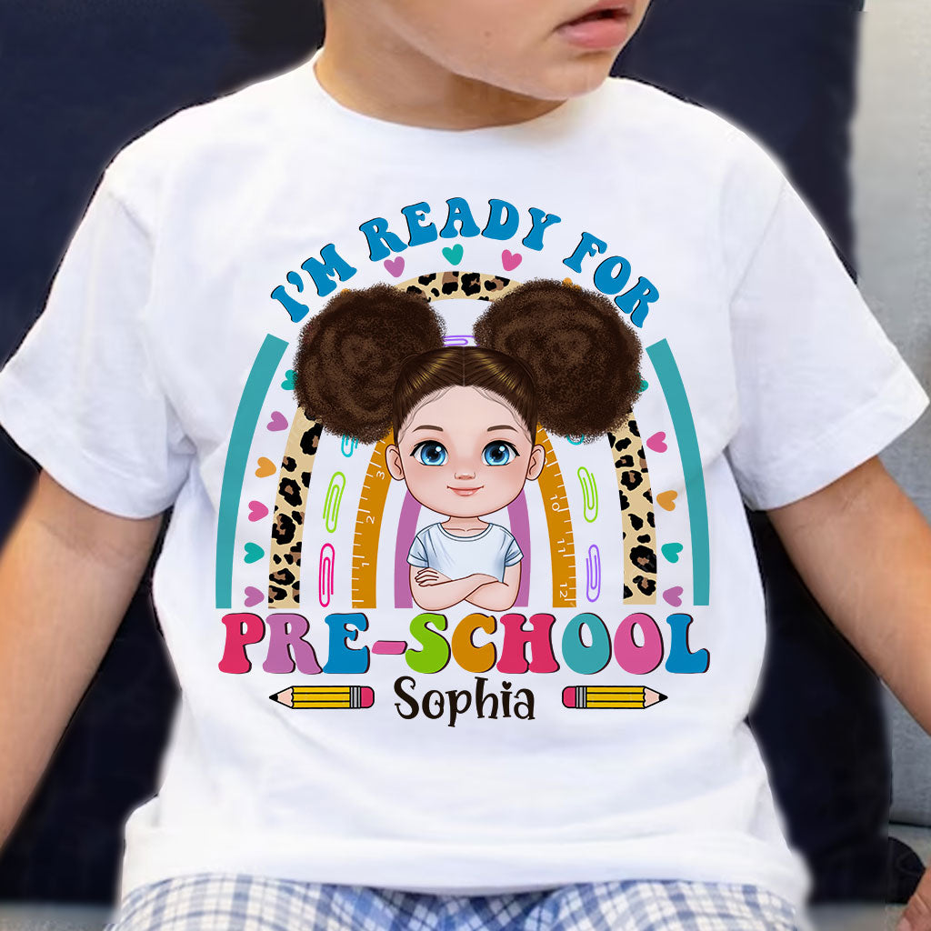 I Am Ready For Back To School, Doll Kid, Personalized T-Shirt, Back To School Gift