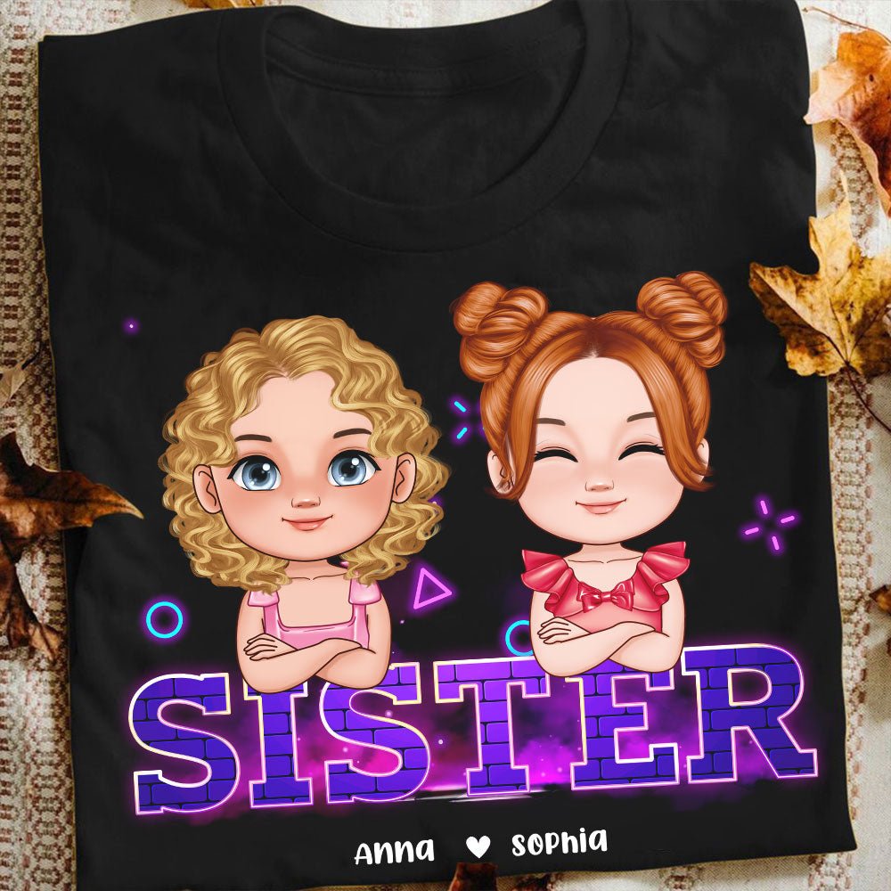 Sister And Best Friend Personalized T-Shirt, Gift For Besties, Family