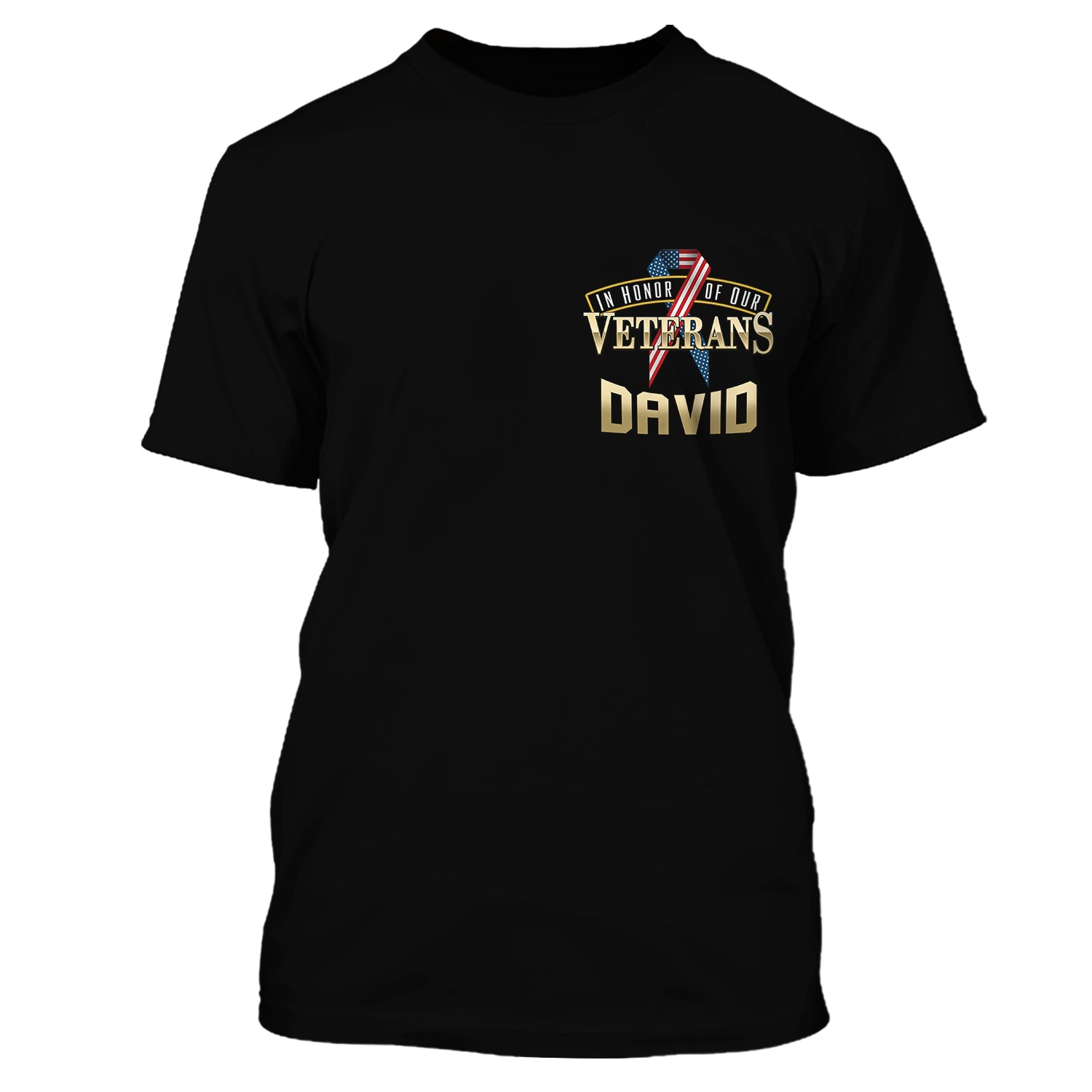 In Honor Of Our Veterans - Personalized Veteran T-Shirt, Gift For Veterans