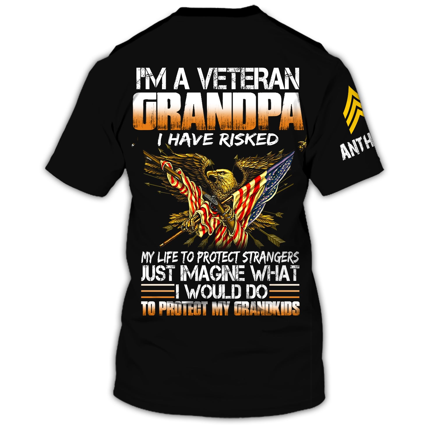 Protector of Generations - Personalized Veteran T-Shirt, Gift For Veterans