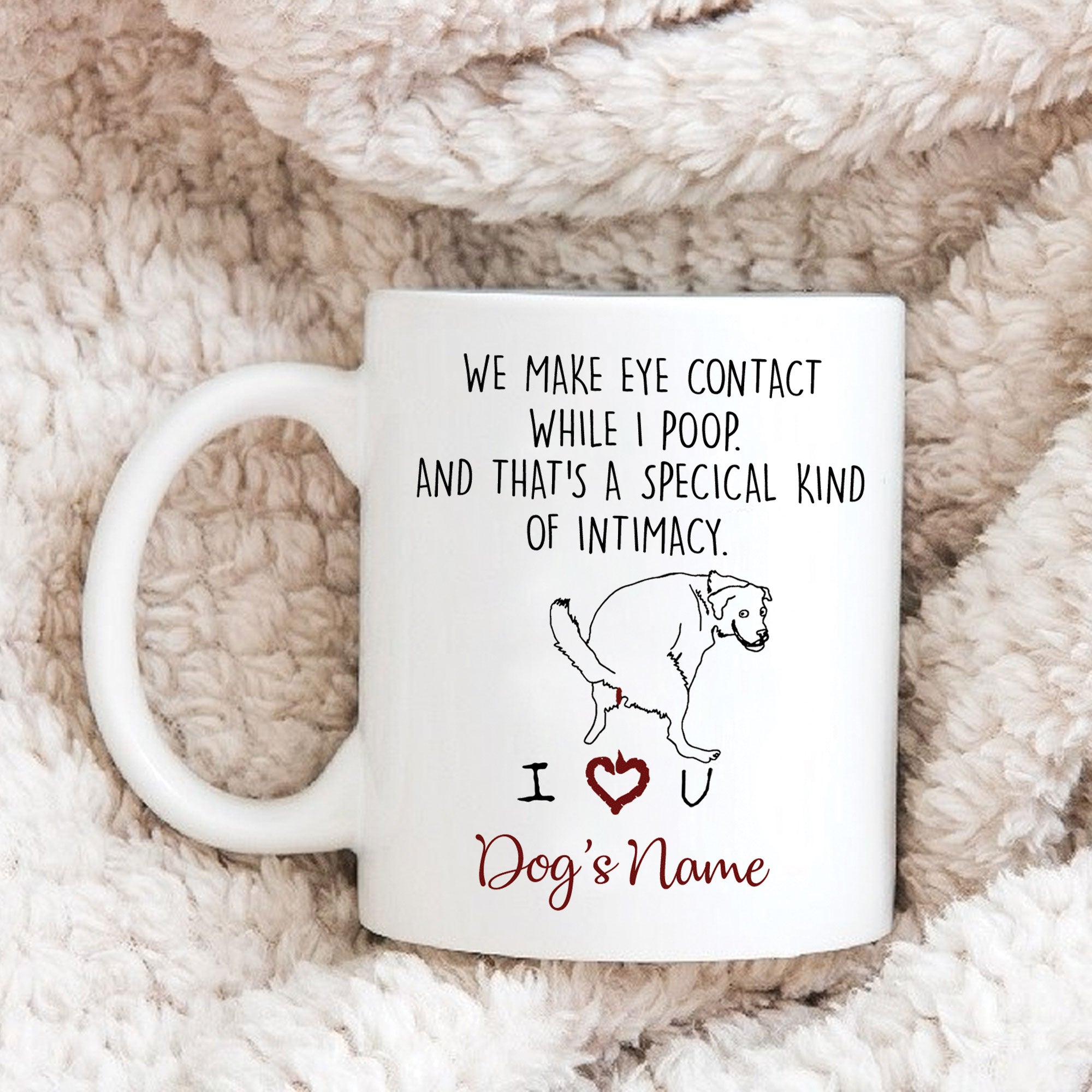 Personalized Cutie Puppy Photo Mug, Gift For Dog Lover