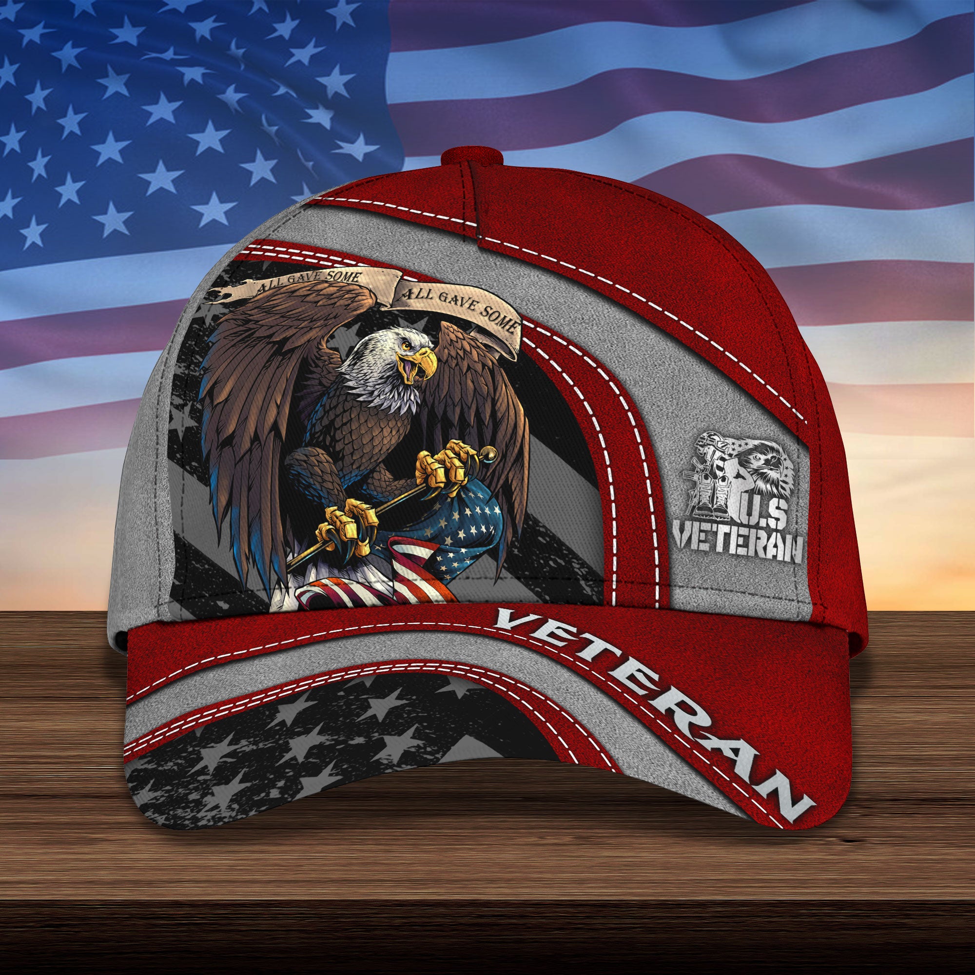 All Gave Some - Customized U.S. Veteran Cap - Gift For Veteran