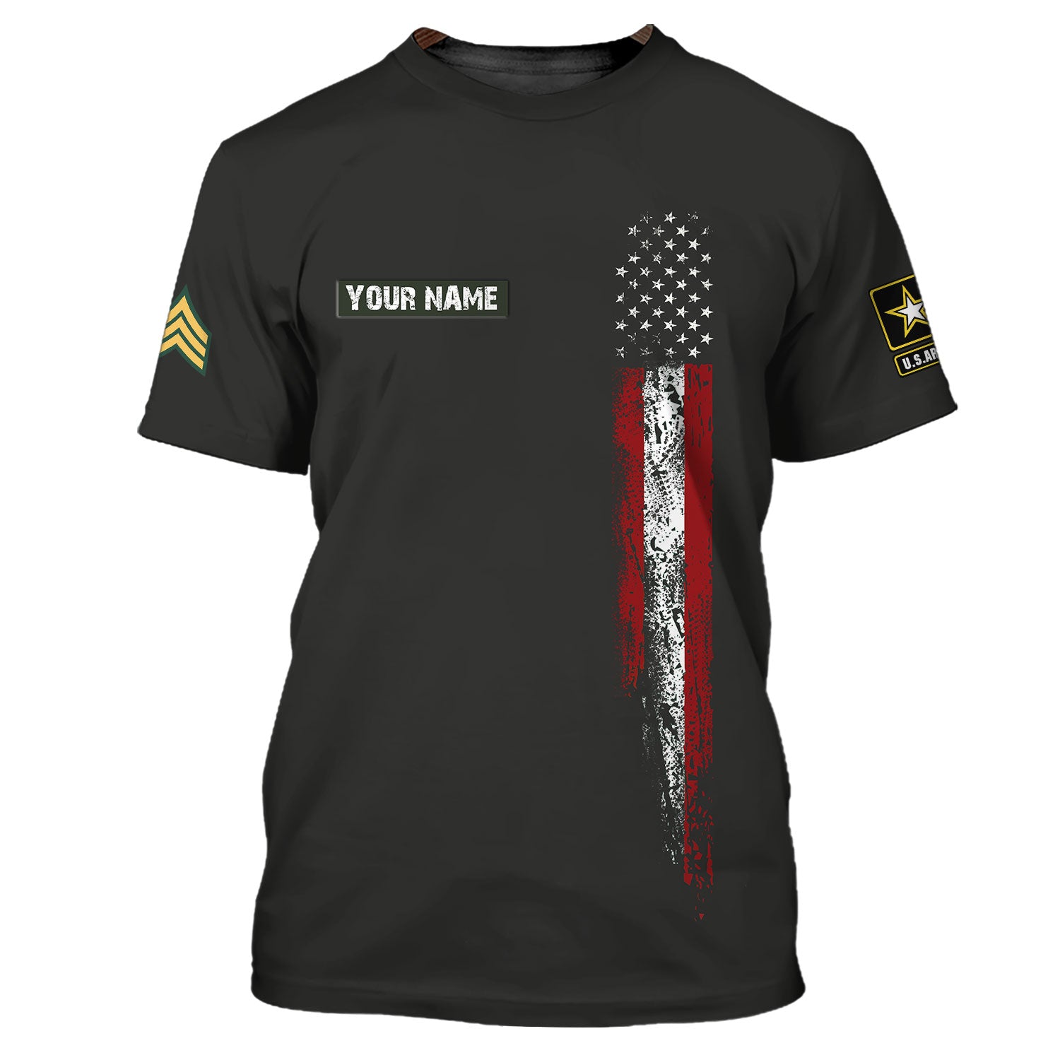 Personalized Veteran Army T-Shirt - A Tribute to the Unspoken Heroism, Gift For Veterans