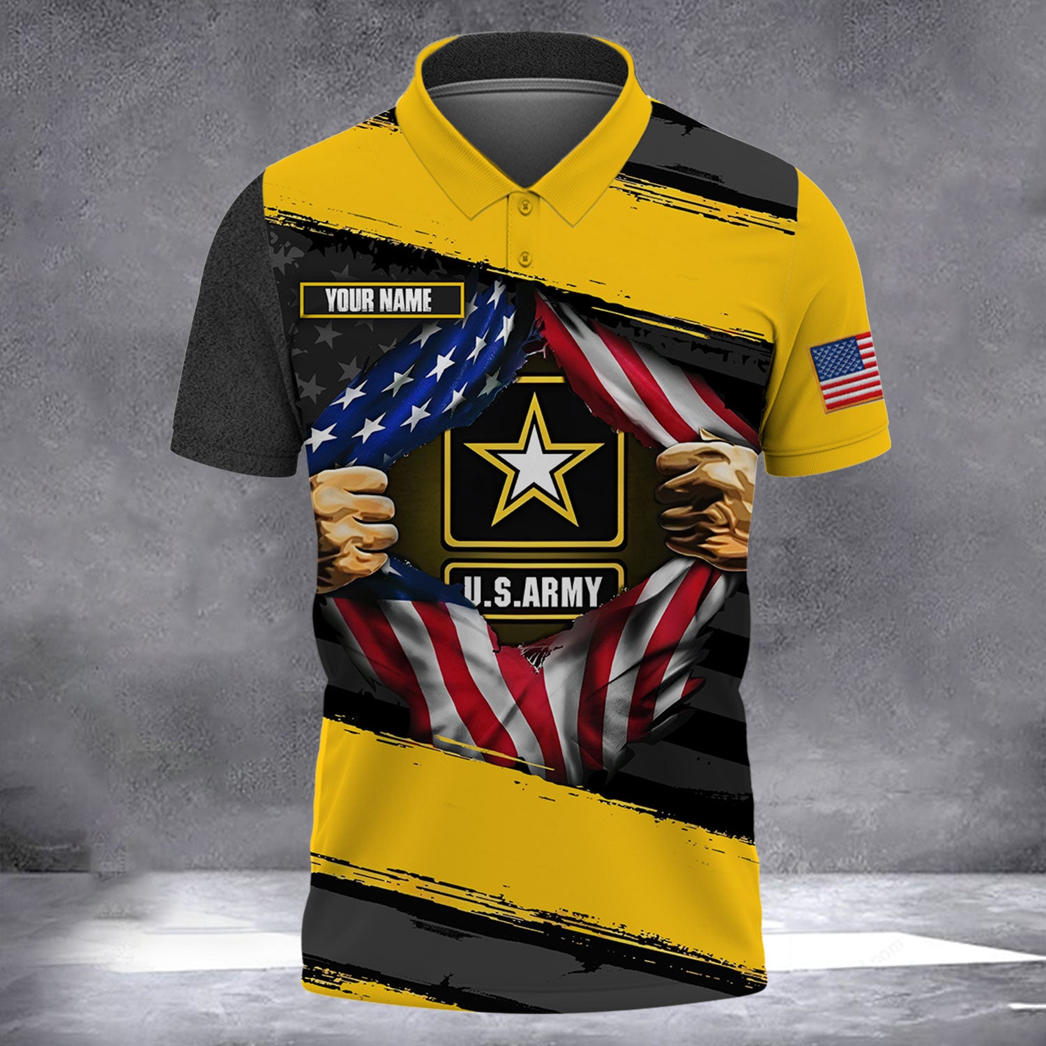 United States Army - American Soldiers EST 1775 - Customized U.S. Veteran Polo Shirt, Gift For Veterans
