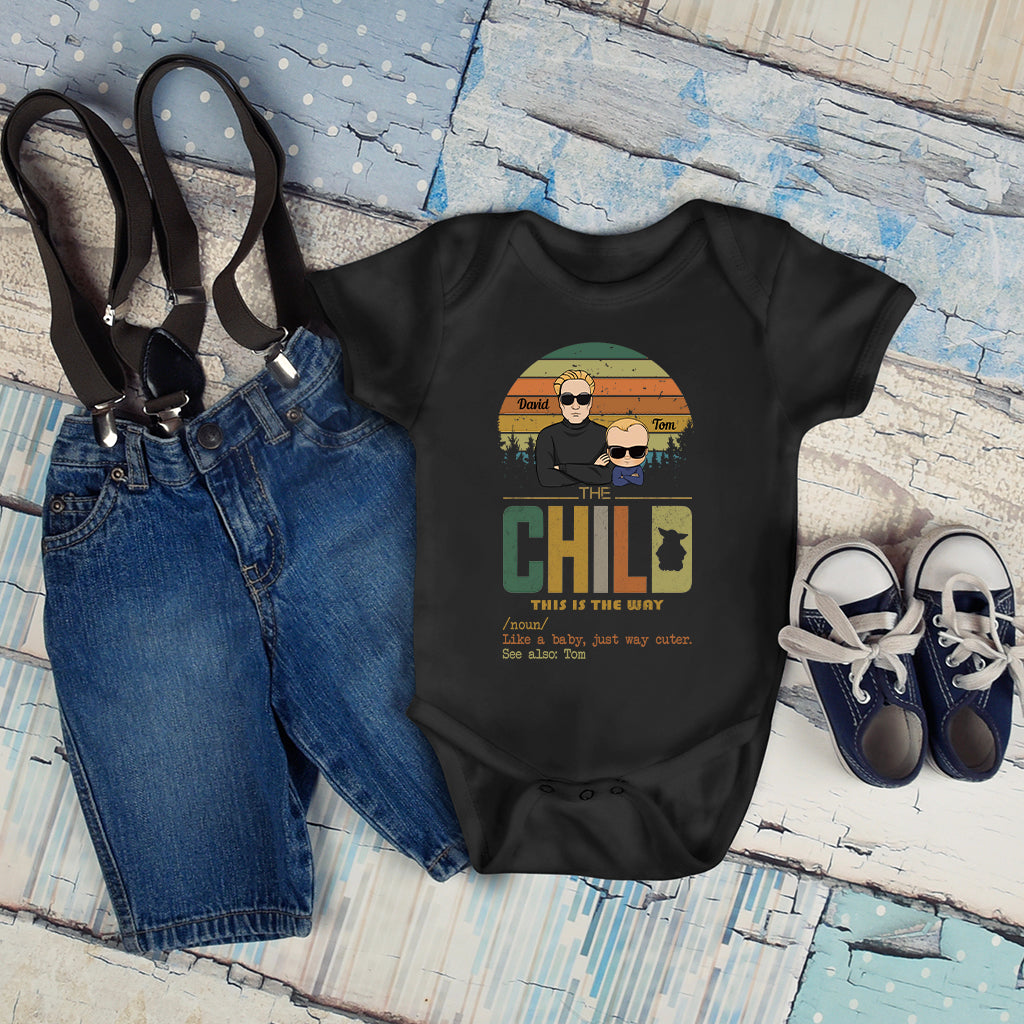 Personalized Dadalorion, Dad & Kid Shirt, Gift For Dad & Kid