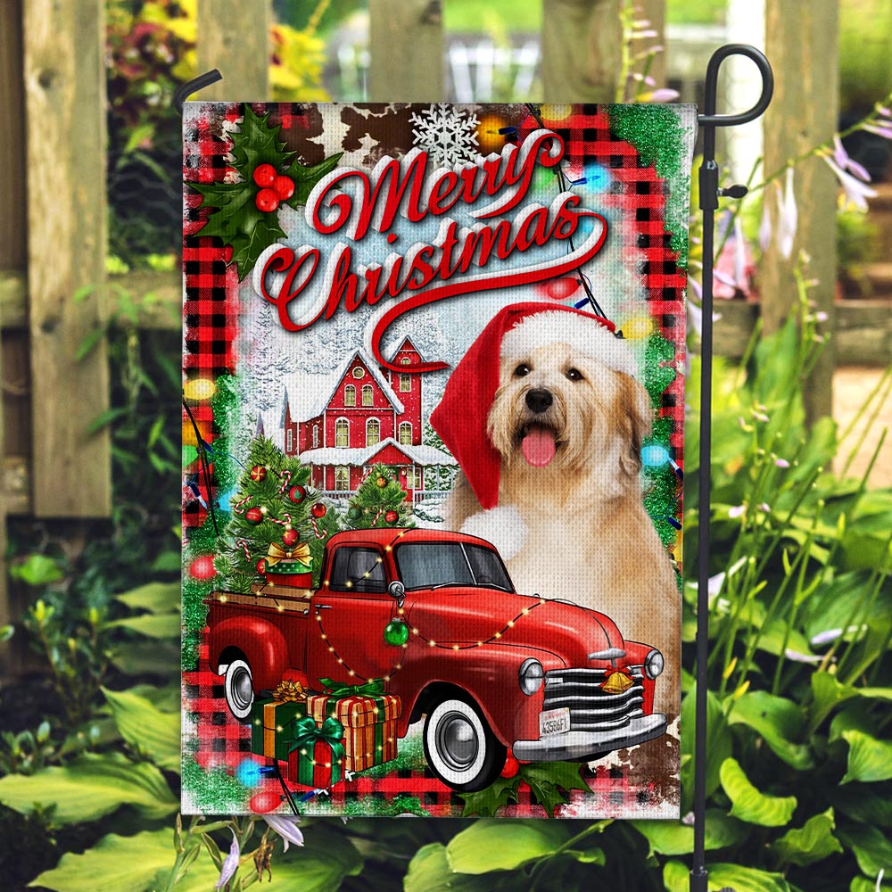 Merry Christmas House Flag - Custom Pet Photo Flag - Christmas Gift, Gift For Pet Lovers