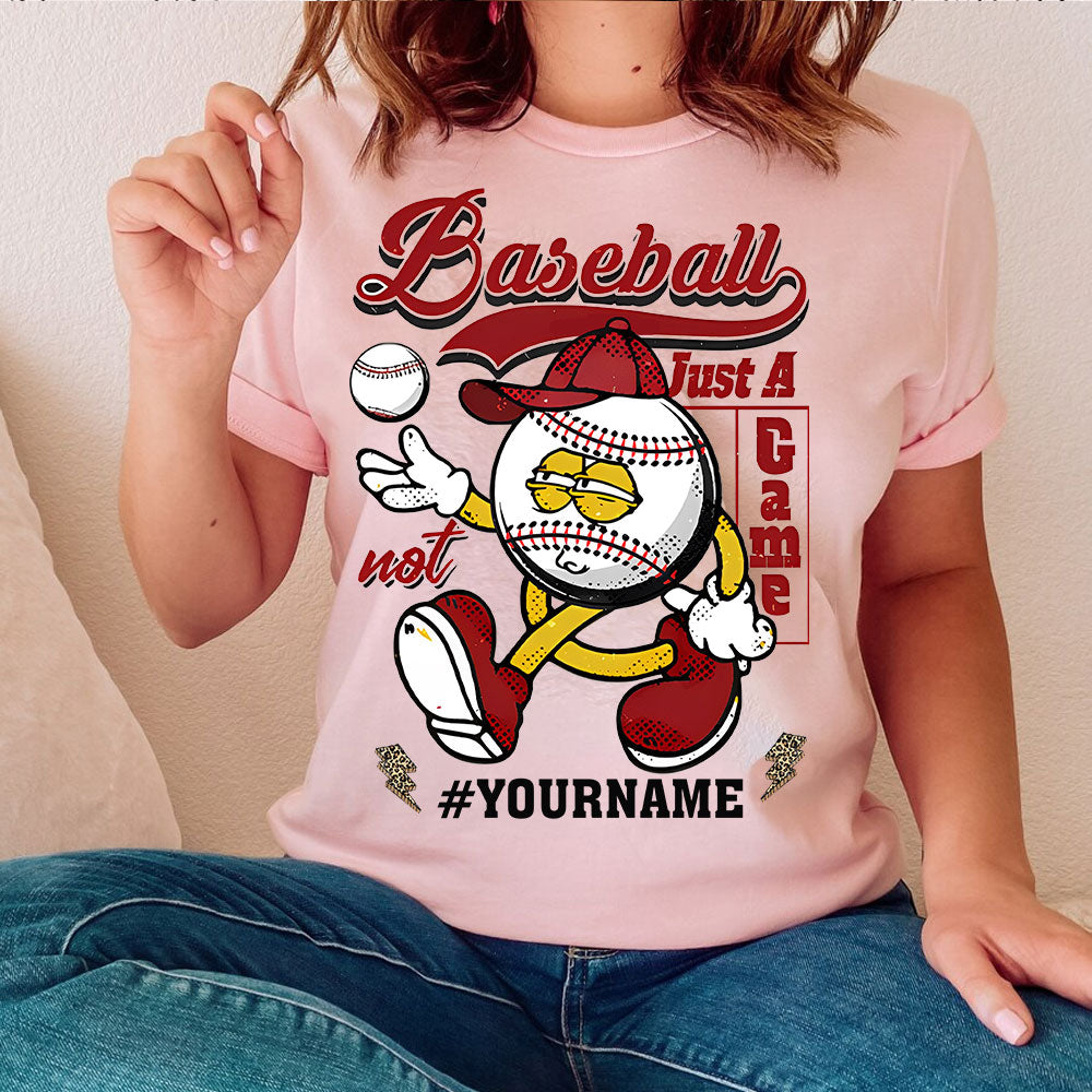 Baseball Is Not Just A Game, Personalized Baseball T-Shirt, Gift For Baseball Lovers