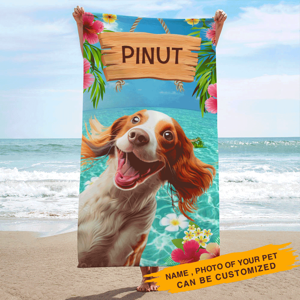 Personalized Custom Beach Towels - Embrace Summertime Bliss with our Vibrant Beach Towels