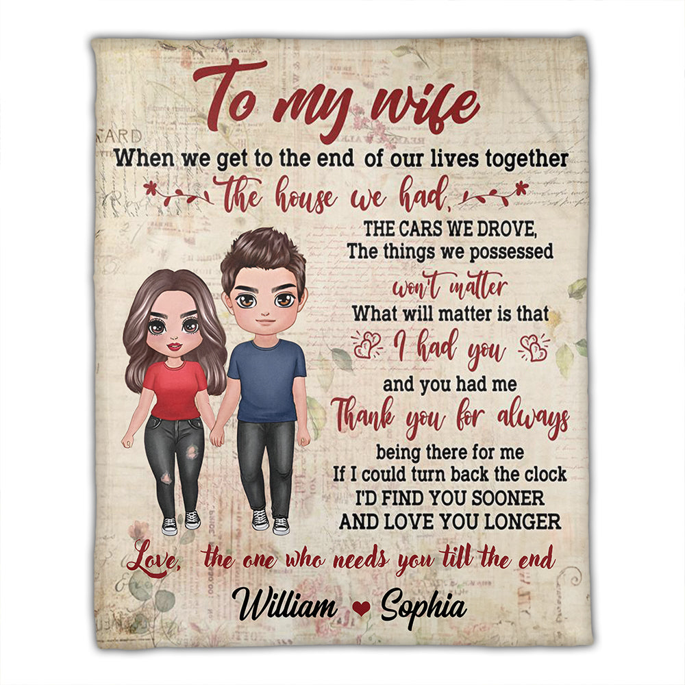 The House We Had - Custom Couple Appearances And Names - Personalized Fleece Blanket