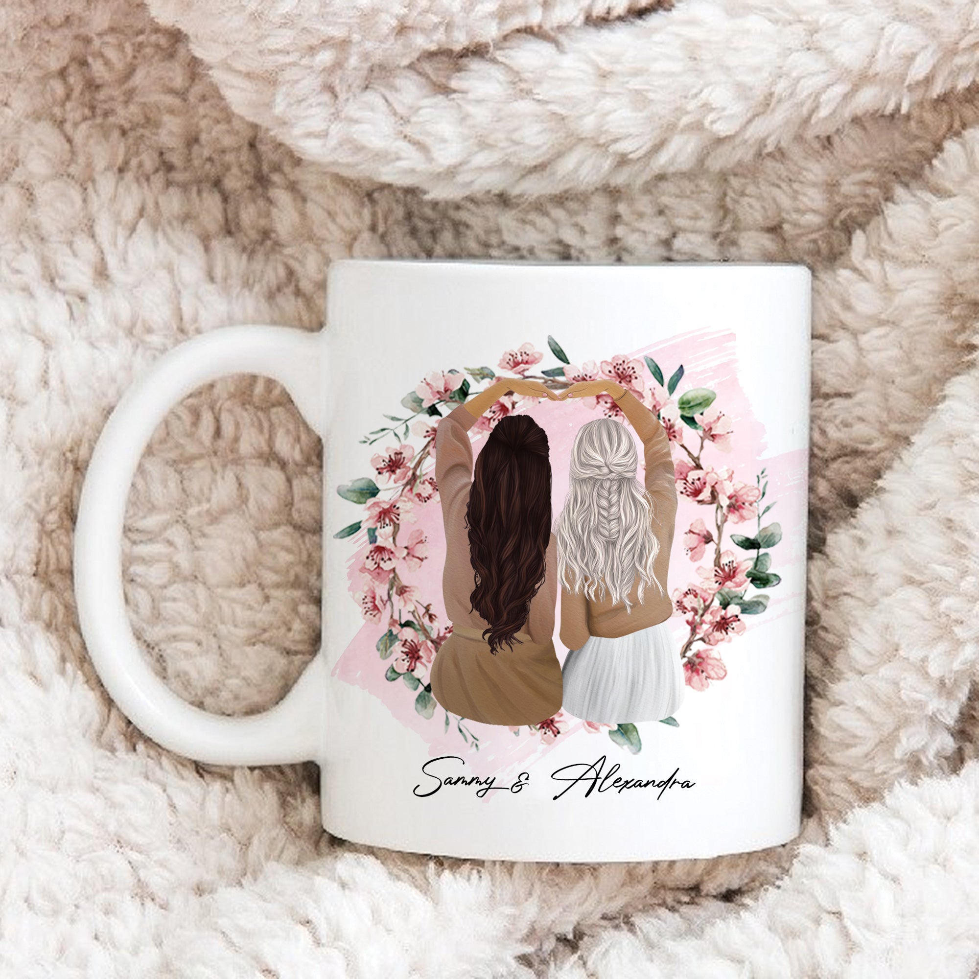 Personalized To My Besties Mug, The One Who Needs You Till The End, Gift For Best Friends