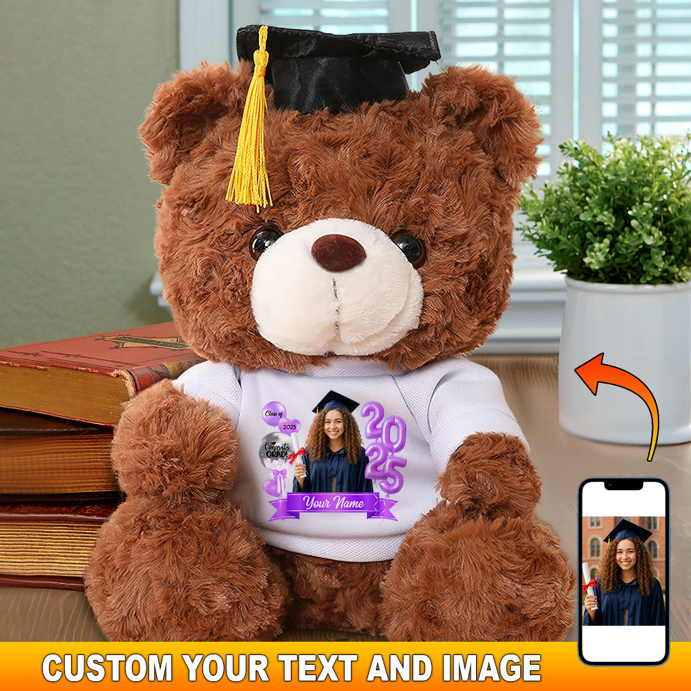 Gift For Graduation, Personalized Graduate Teddy Bear Shirt