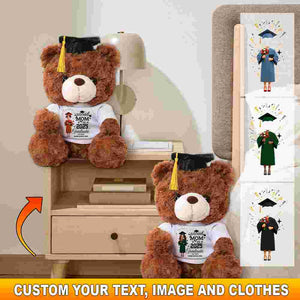 Proud Mom Of A 2025 Graduate, Gift For Graduation, Personalized Graduate Teddy Bear Shirt