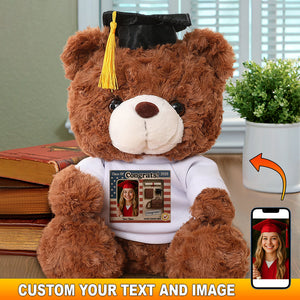 Class Of 2025, Gift For Graduation, Personalized Graduate Teddy Bear Shirt