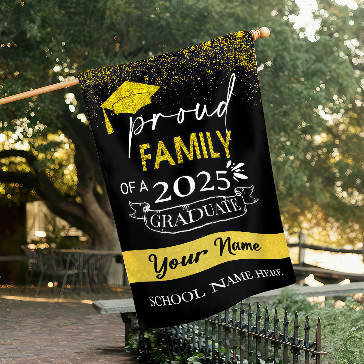 Congratulations Class Of 2025 Flag , Garden Flag