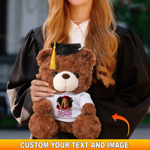 Congrats 2025 Graduate, Gift For Graduation, Personalized Graduate Teddy Bear Shirt