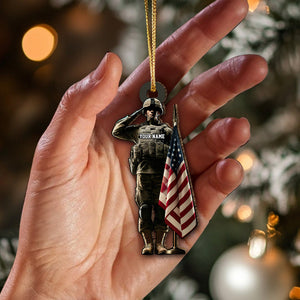 Custom Name SWAT Ornament, Gift For Swat Police