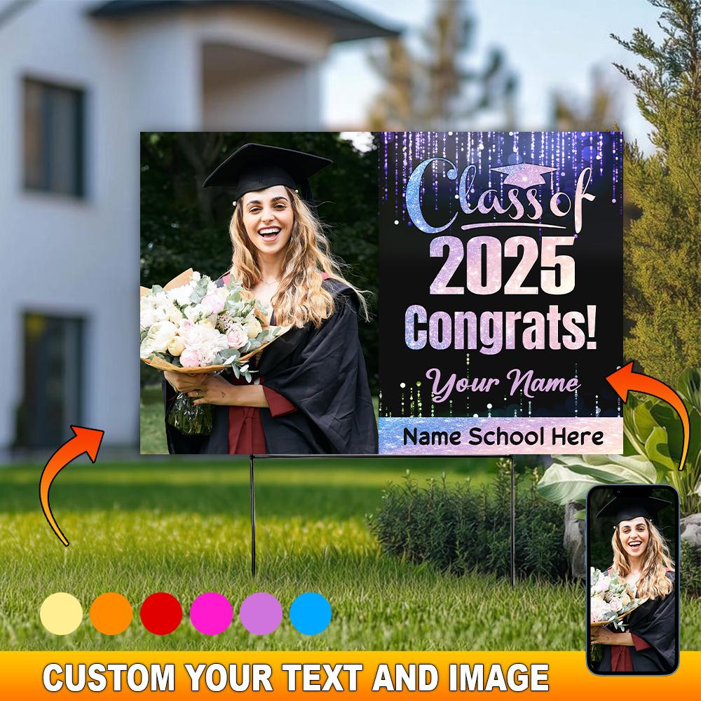 Congratulations Gift For Graduation, Personalized Lawn Sign, Yard Sign, Gift For Graduation