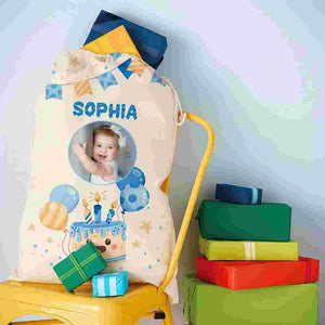 Happy Kid Birthday Bag Personalized Christmas String Bag