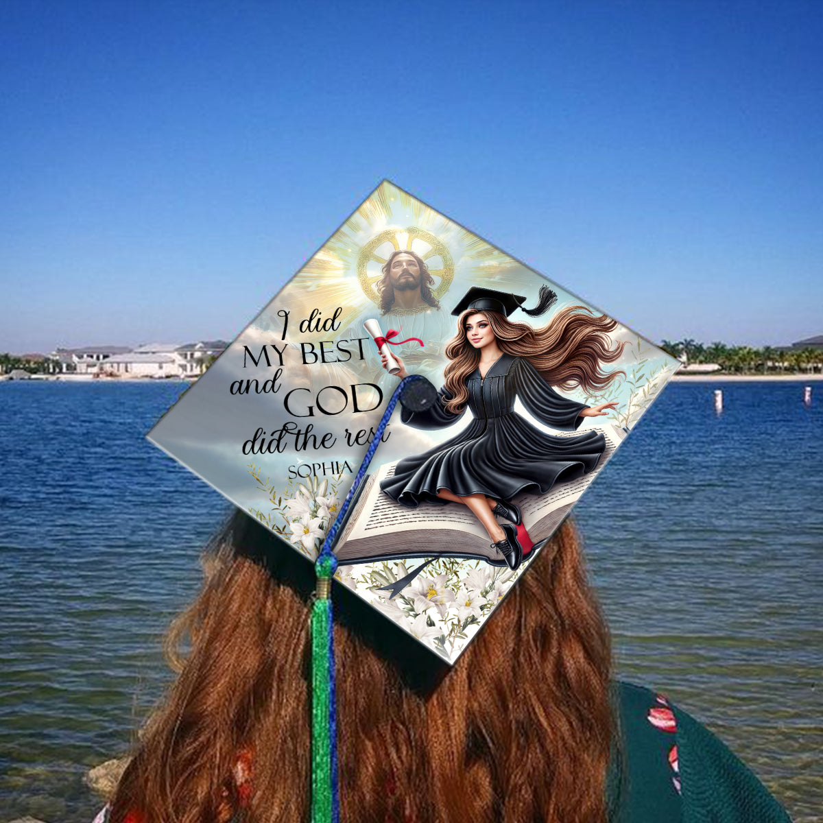 I Did My Best - Personalized Graduation Cap Topper