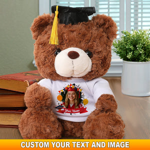 Congrats Graduate, Gift For Graduation, Personalized Graduate Teddy Bear Shirt