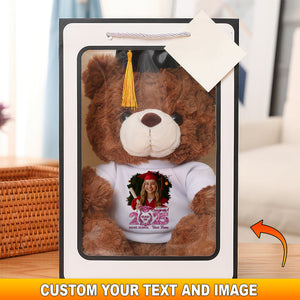 Congrats 2025 Graduate, Gift For Graduation, Personalized Graduate Teddy Bear Shirt