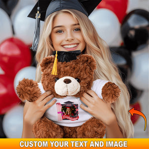 Congrats Graduate, Gift For Graduation, Personalized Graduate Teddy Bear Shirt