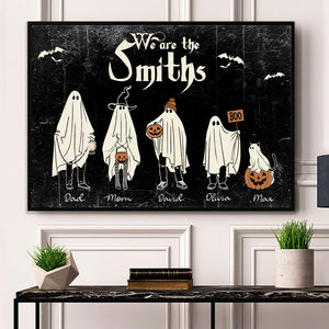 We Are The Woods - Personalized Halloween Family Canvas, Halloween Gift, Gift For Family