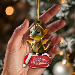 Christmas Gift, Custom Ornament, Custom Name Dragon Ornament