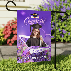 Customize Graduation Flag Garden Flag