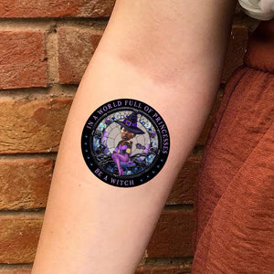 In A World Full Of Princess, Custom Photo And Text Temporary Tattoo, Personalized Tattoo, Fake Tattoo