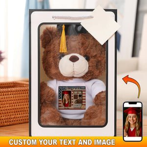 Class Of 2025, Gift For Graduation, Personalized Graduate Teddy Bear Shirt