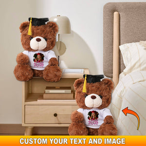 Congrats 2025 Graduate, Gift For Graduation, Personalized Graduate Teddy Bear Shirt