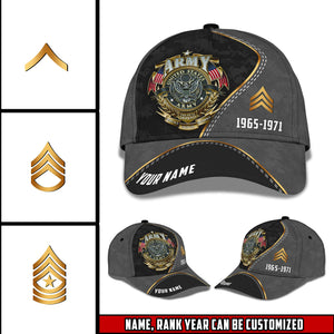 Personalized Cap, Customized United States Army Veteran Cap - Gift For Veteran