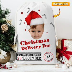 Christmas Delivery For Kid Bag Personalized Christmas String Bag