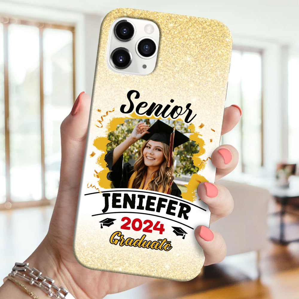 Senior Custom Name And Year Graduation Phone Case - Personalized Phone Case, Gift For Graduation