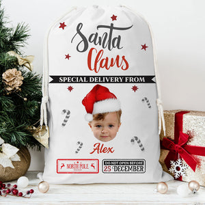 Santa Claus Christmas Bag Personalized Christmas String Bag