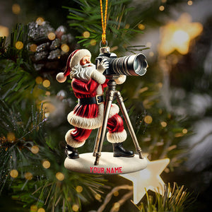 Photographer Christmas Home Decor Christmas Ornament, Personalized Ornament